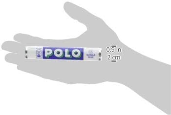 Nestlé POLO Extra Strong Zuckerfreie Pfefferminzbonbons, 32 x 33,4 g – Die Minze mit dem Loch