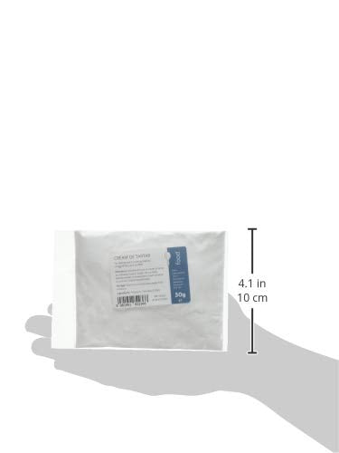 Intralabs Weinstein – Pulver in Lebensmittelqualität zum Backen und für selbstgemachte Knete, 50 g