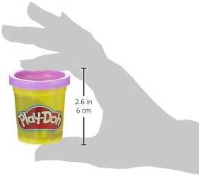 Play-Doh 8er-Pack Neon-ungiftige Modelliermasse – 8 leuchtende Farben (E5063ES1)