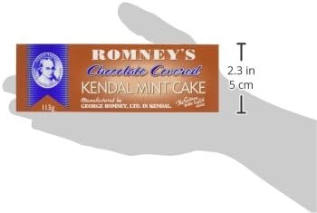 Romneys Schokoladenüberzogener Kendal-Minzkuchen 113 g – Pfefferminzkonfekt mit dunkler Schokoladenglasur