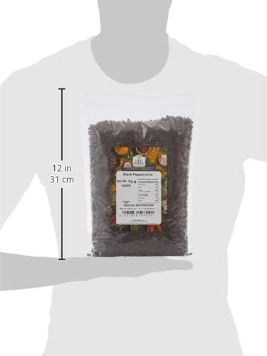 Old India Schwarze Pfefferkörner 1 kg – Premium-Ganzer schwarzer Pfeffer zum Kochen