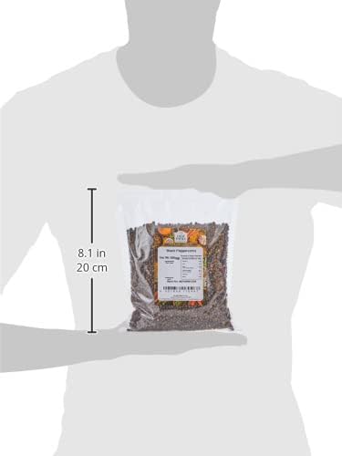 Old India Schwarze Pfefferkörner 500g - Reine, natürliche Gewürze zum Kochen