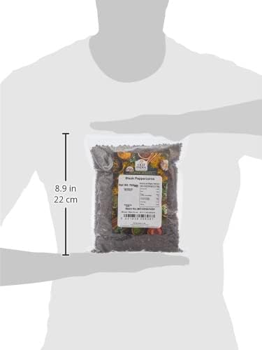 Old India Schwarze Pfefferkörner 750g - Reine, natürliche Gewürze zum Kochen