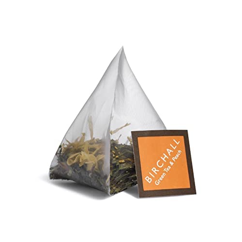 Birchall Grüner Tee & Pfirsich - 80 pflanzliche Teebeutel
