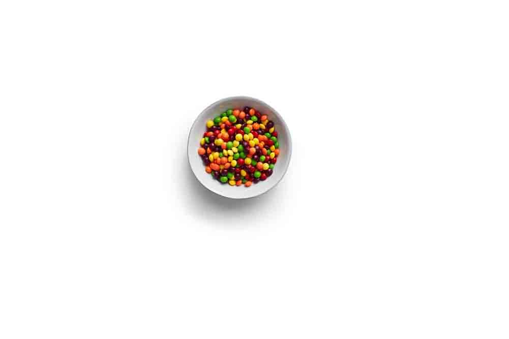 Skittles Fruits Kaubonbons Großpackung – 7 Flaschen à 125 g, vegane Süßigkeiten für Partys