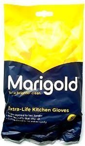 Marigold Extra-Life Küchenhandschuhe, klein, gelb, S (6er-Pack)