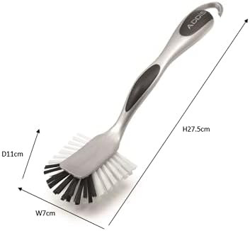 Addis Ultra Grip Jumbo-Spülbürste – Metallic-Silber