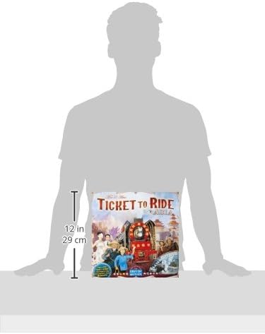 Days of Wonder Ticket to Ride Asia Brettspiel-Erweiterung