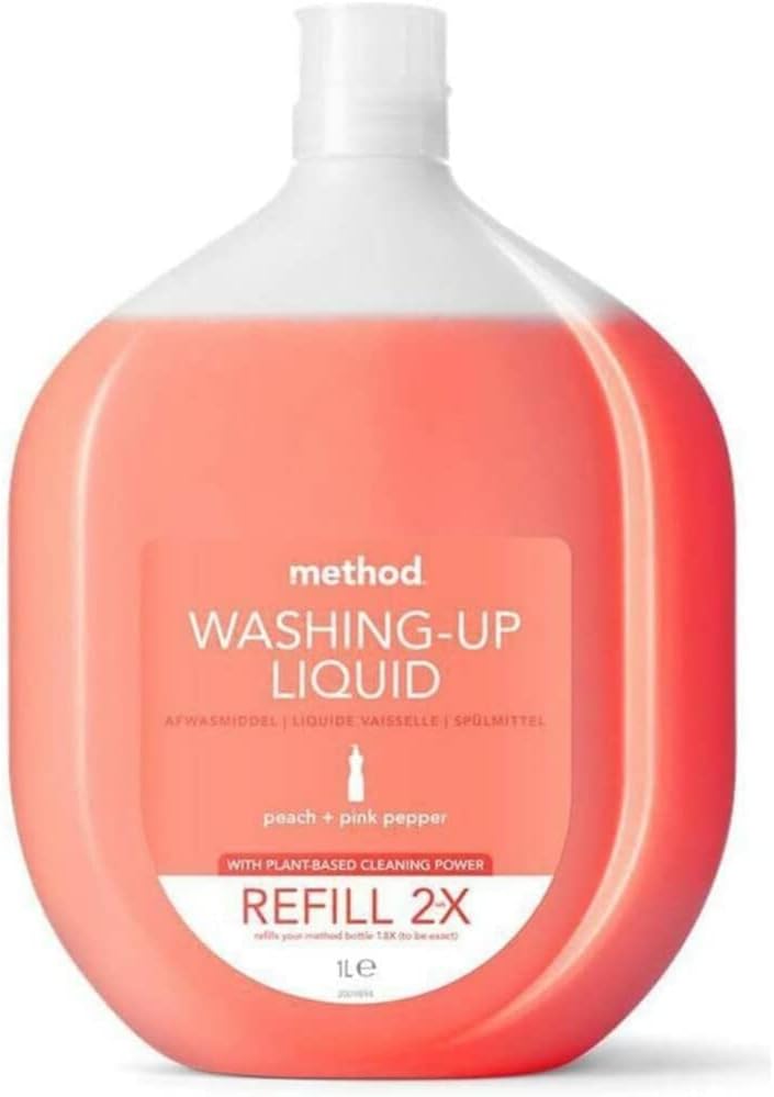 Method - Spülmittel-Nachfüller, Pfirsich & Rosa Pfeffer, 1 L