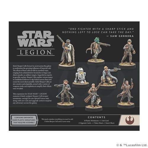 Atomic Mass Games Star Wars: Legion Rebel Sleeper Cell Unit-Erweiterung (AMGSWL133)