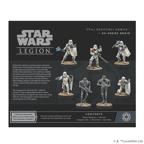 Atomic Mass Games Star Wars: Legion Imperial Riot Control Squad Einheitenerweiterung (AMGSWL134)