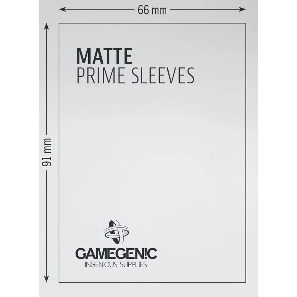 Gamegenic Matte Prime Sleeves – 100er-Pack zum Schutz von Sammelkarten
