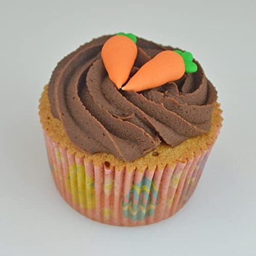 Culpitt – Essbare Kuchendekorationen mit Karotten-Zuckerspritze, 12 Stück