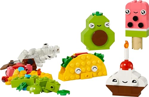 LEGO Classic Creative Food Friends Spielset – Bauspielzeug für Kinder ab 4 Jahren