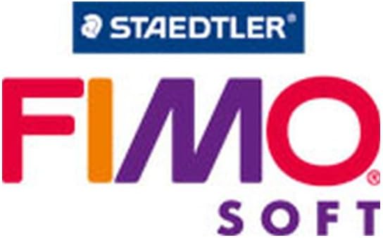 STAEDTLER Fimo Soft 57 g ofenhärtende Modelliermasse – Weiß – Kunsthandwerk für kreative Familien