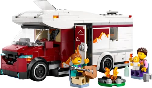 LEGO City Holiday Adventure Camper Van Spielzeug – Bauset für Kinder ab 6 Jahren
