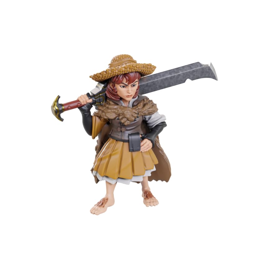WizKids Pathfinder Deep Cuts Weibliche Halbling-Magus-Miniatur | Unbemalt | Welle 23