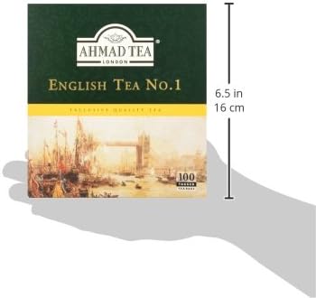 Ahmad Tea - English Tea No. 1 Schwarzer Tee - 100 Teebeutel