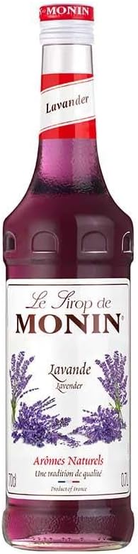 MONIN Premium Lavendelsirup 700 ml – Vegan, Halal, Koscher – für Cocktails, Mocktails, Eistees & mehr