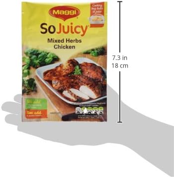 MAGGI So Juicy Mixed Herbs Hähnchengewürz mit Kochbeutel, 30g