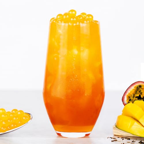The TeaShed Mango Bubble Tea Sirup – 30 ml Fruchtsirup für selbstgemachten Boba-Tee