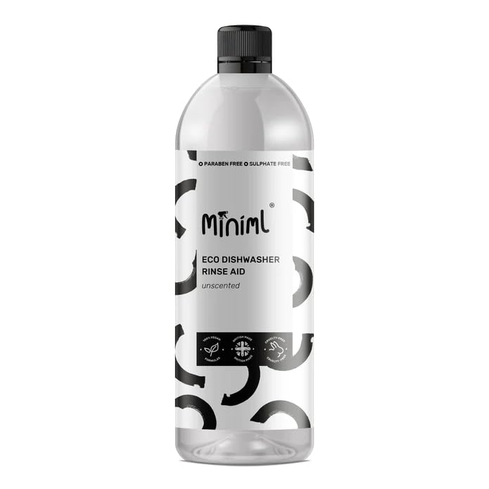Miniml Klarspüler – Duftneutral, vegan und tierversuchsfrei – 750 ml – Hergestellt in Großbritannien