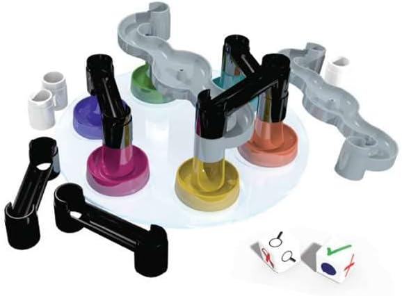 DROPZONE von The Happy Puzzle Company – Reverse-Logic-Puzzlespiel für Kinder und Erwachsene