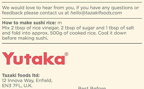 Yutaka Japanischer Reisessig - Glutenfrei 1 Liter