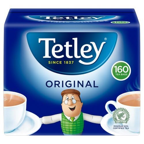 Tetley Everyday Original Teebeutel, 160 Stück – Schwarzer Tee