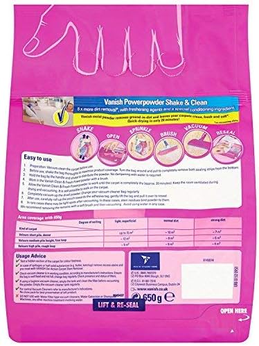 Vanish Teppich & Polster Clean & Fresh Power Pulver (650g)
