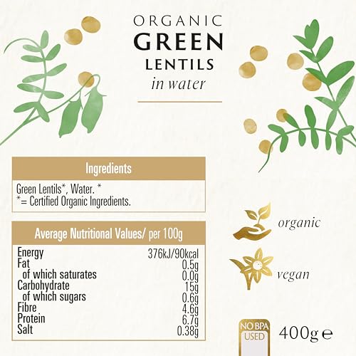 Biona Bio Grüne Linsen, 400g