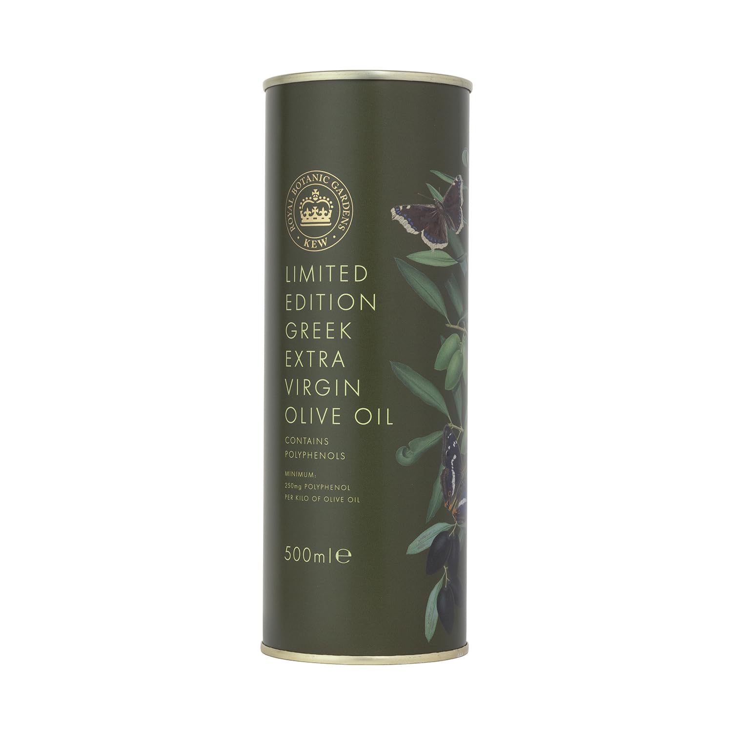 Odysea x Kew Gardens – Griechisches natives Olivenöl extra mit hohem Polyphenolgehalt, 500 ml