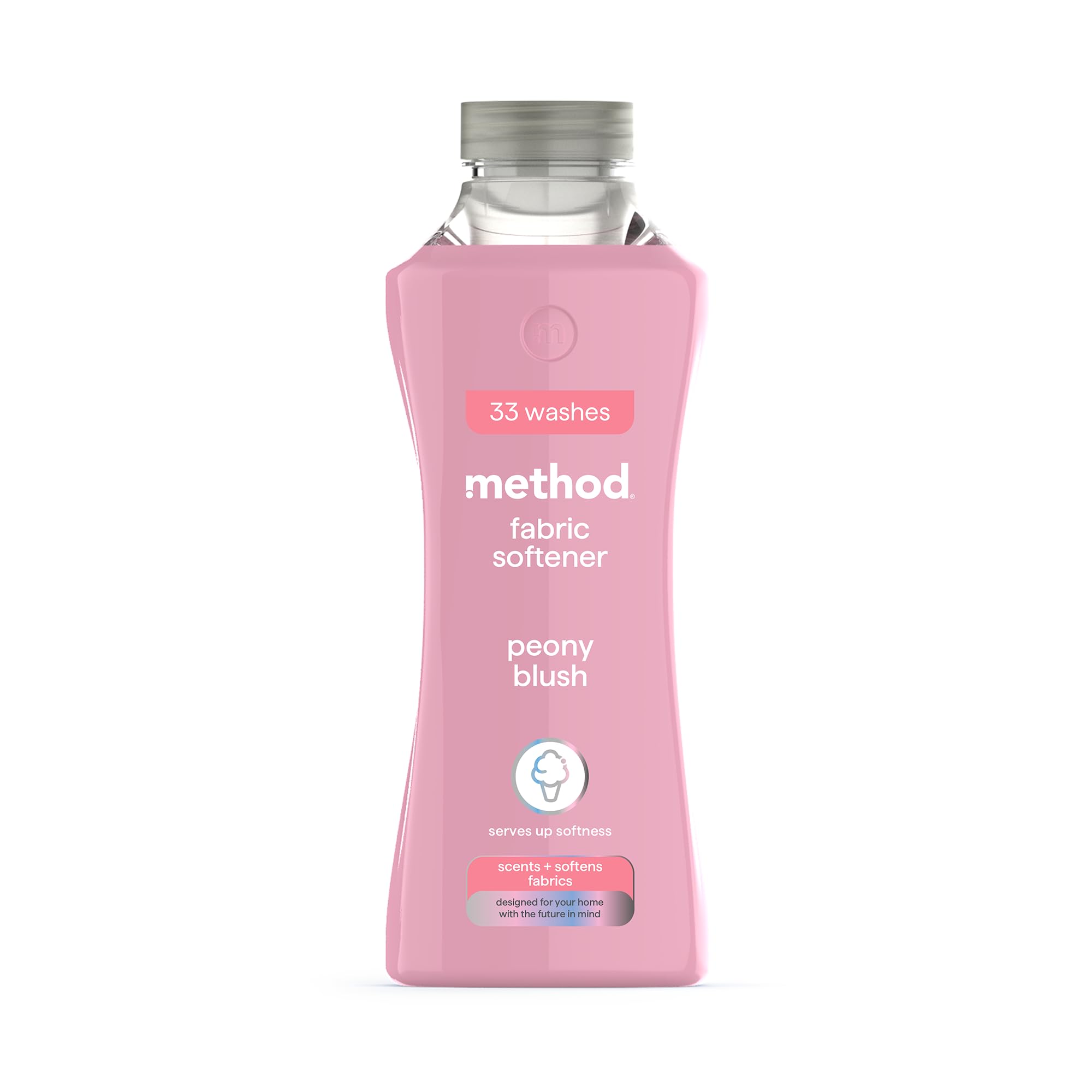 Method Fabric Softener Peony Blush, 990ml – Flüssiger Weichspüler für weiche, duftende Wäsche