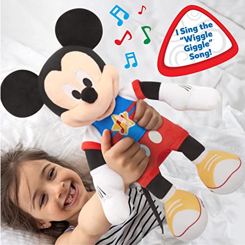 Mickey Mouse Singing Fun Plüsch – Interaktives Musikspielzeug mit Licht für Kinder ab 3 Jahren