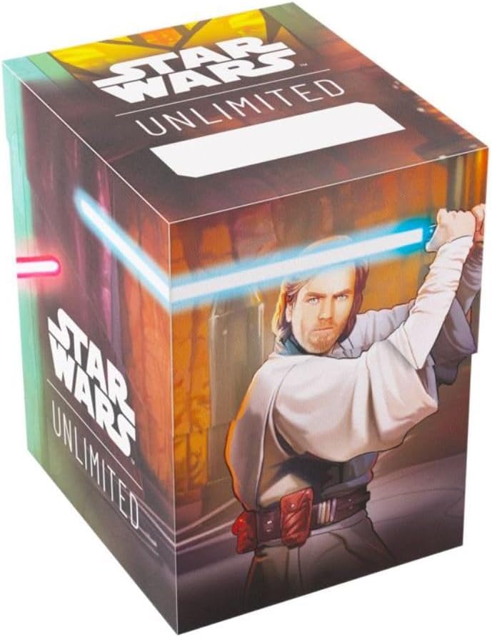 Gamegenic Star Wars Unlimited Soft Crate – Obi-Wan Kenobi/Darth Maul Deckbox mit Token-Aufbewahrung