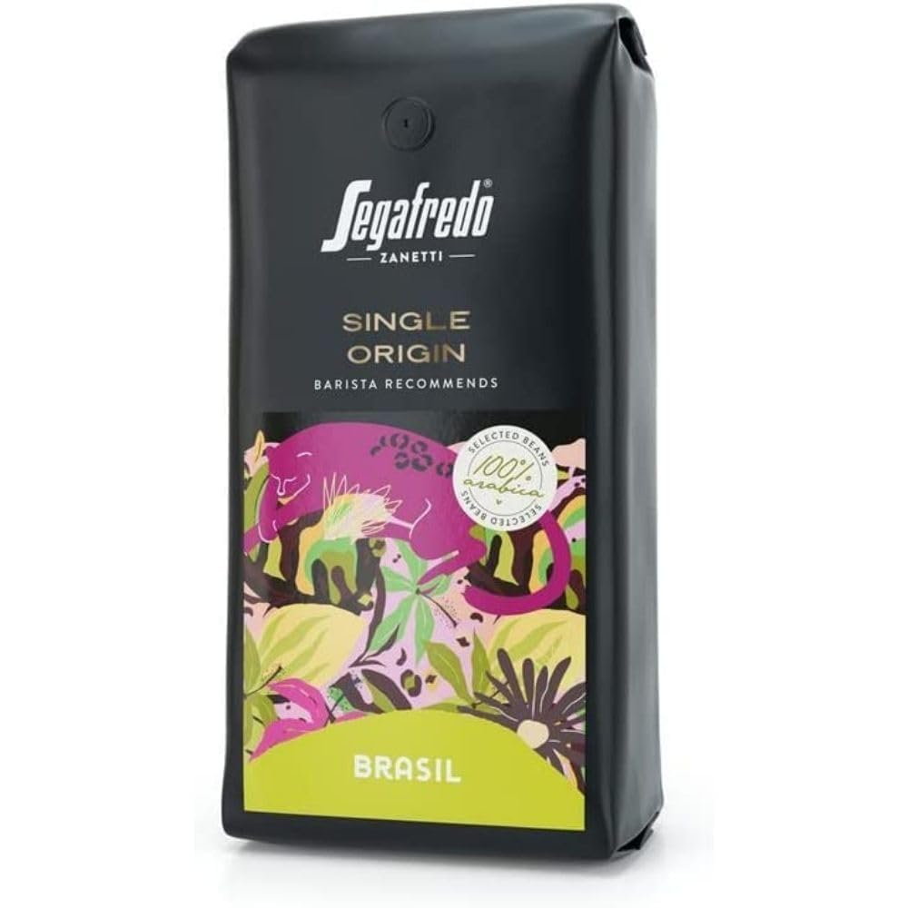 Segafredo Zanetti Single Origin Brasil 100 % Arabica-Kaffeebohnen – 1 kg
