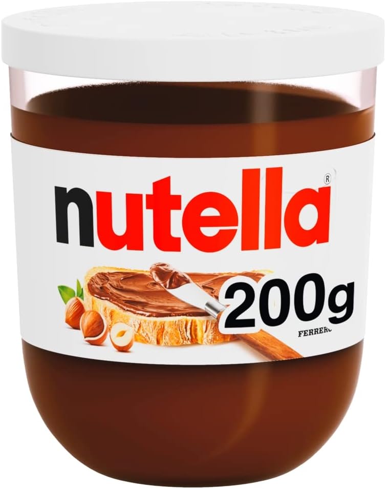 Nutella Haselnuss-Schokoladenaufstrich 200 g - Frühstücks- und Snack-Topping