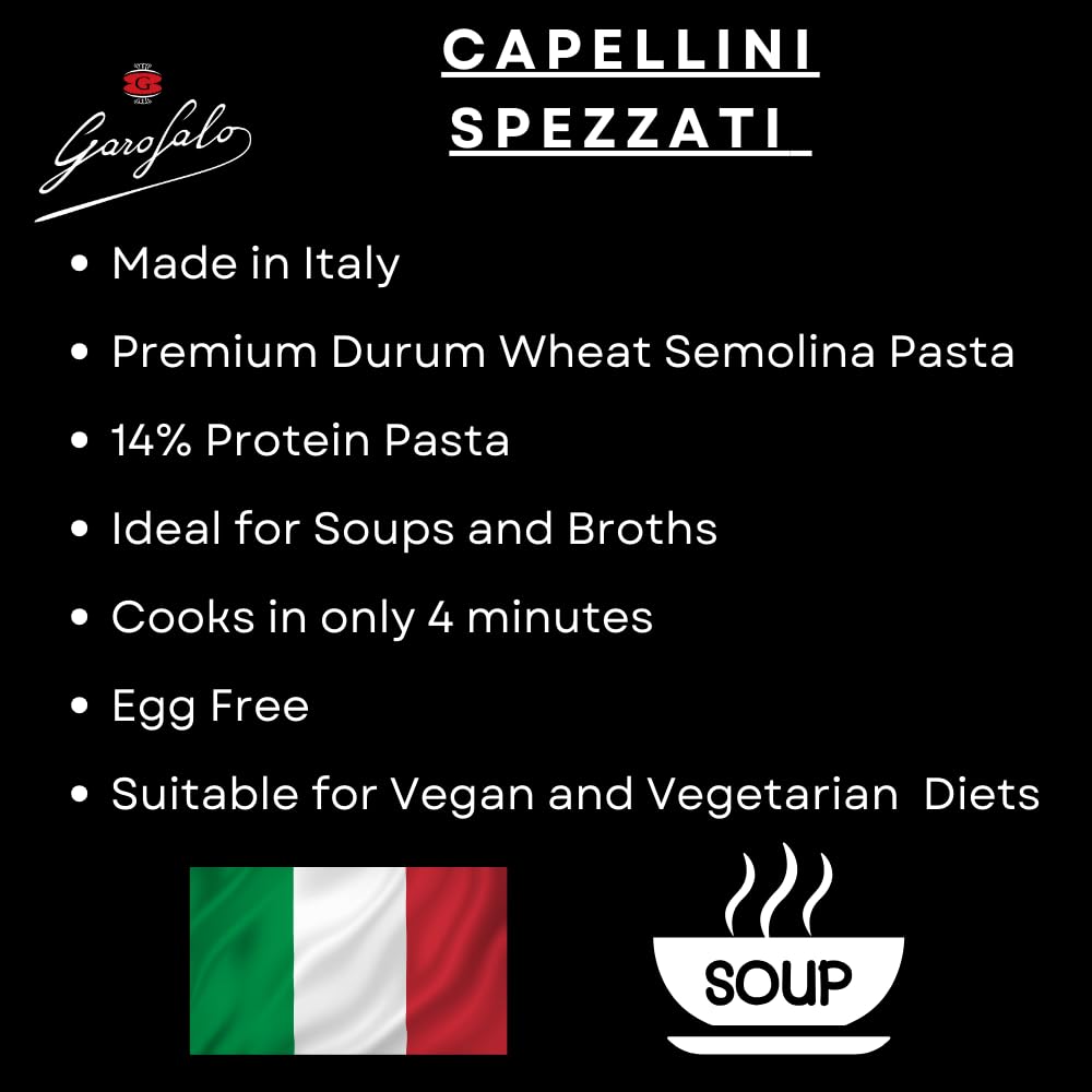 Garofalo Capellini Spezzati italienische Suppennudeln – 500 g