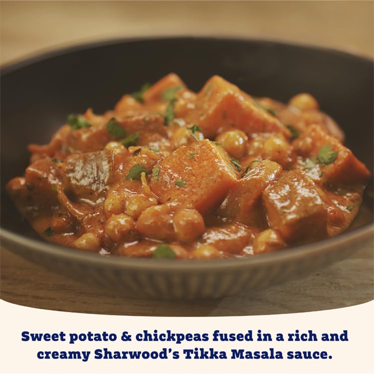 Sharwoods indische Tikka Masala Sauce – 30 % weniger Fett, Tomaten, Joghurt und Sahne