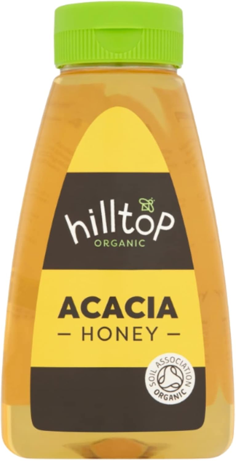 Hilltop Honey – Bio-Akazienhonig – Quetschflasche – 340 g