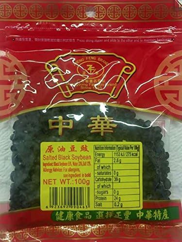 Zheng Feng Gesalzene schwarze Sojabohnen 100g