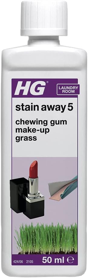 HG Stain Away Nr. 5 – Kaugummi-, Make-up- und Grasfleckenentferner für Textilien