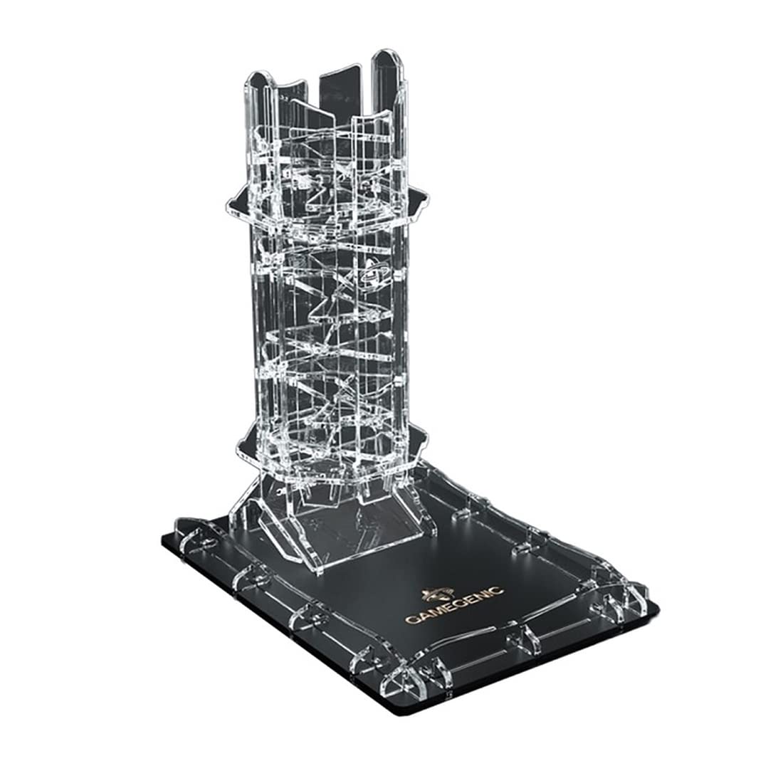 Gamegenic Crystal Twister Premium-Würfelturm mit HDF-Würfelschale