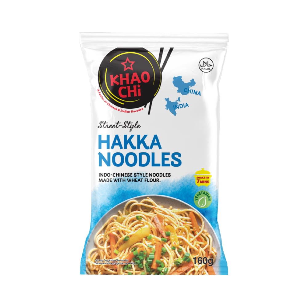 Khao Chi Hakka-Nudeln 80 g (Einzelpackung) – Authentische indochinesische Pfannennudeln