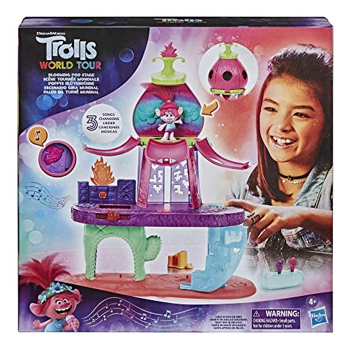 Trolls World Tour Blooming Pod Bühnenmusikspielzeug für Mädchen und Jungen