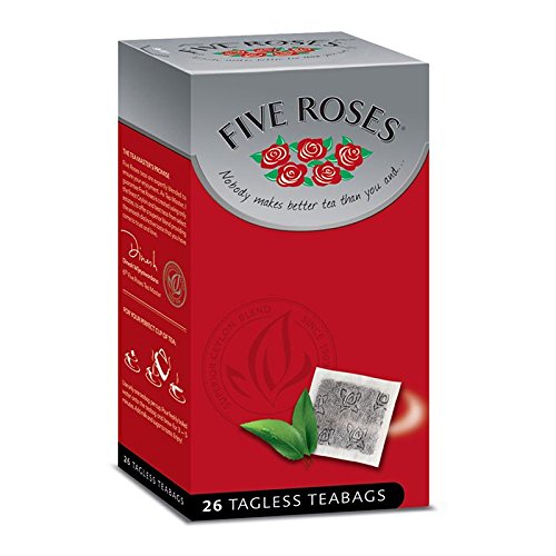 Five Roses – Teebeutel ohne Etikett (6er-Packung, insgesamt 156 Teebeutel)
