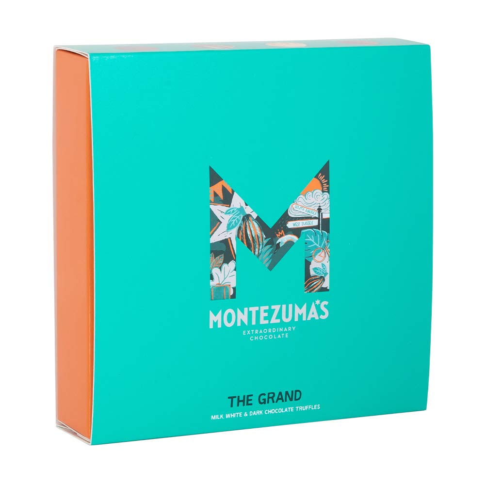 Montezuma's The Grand Milch-, weiße und dunkle Schokoladentrüffelkollektion – 16 Trüffel, glutenfrei, 220 g