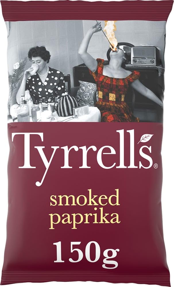 Tyrrells Chips zum Teilen mit geräuchertem Paprika (150 g)