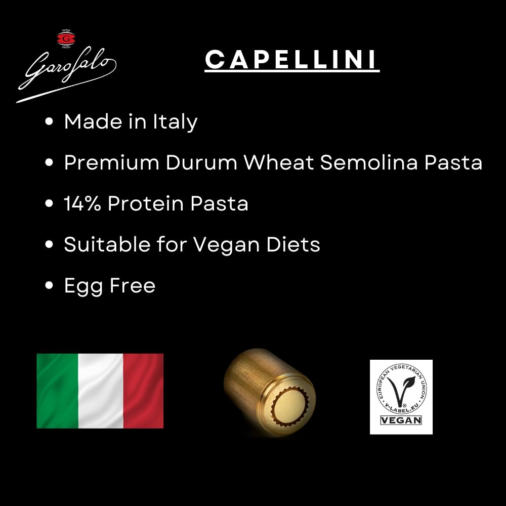 Garofalo Angel Hair Capellini italienische getrocknete Nudeln, 500 g