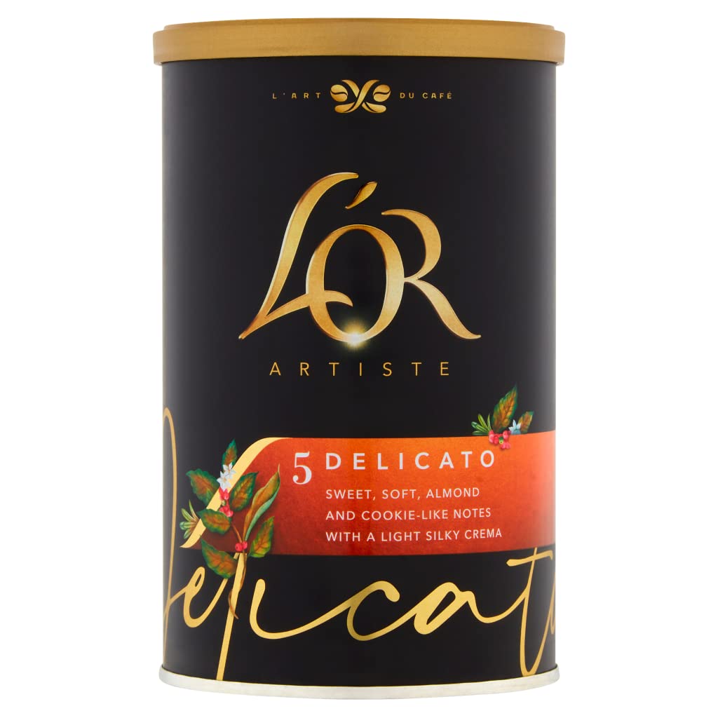 L'OR Artiste Delicato Instantkaffee Intensität 8, 6 x 95 g Dosen